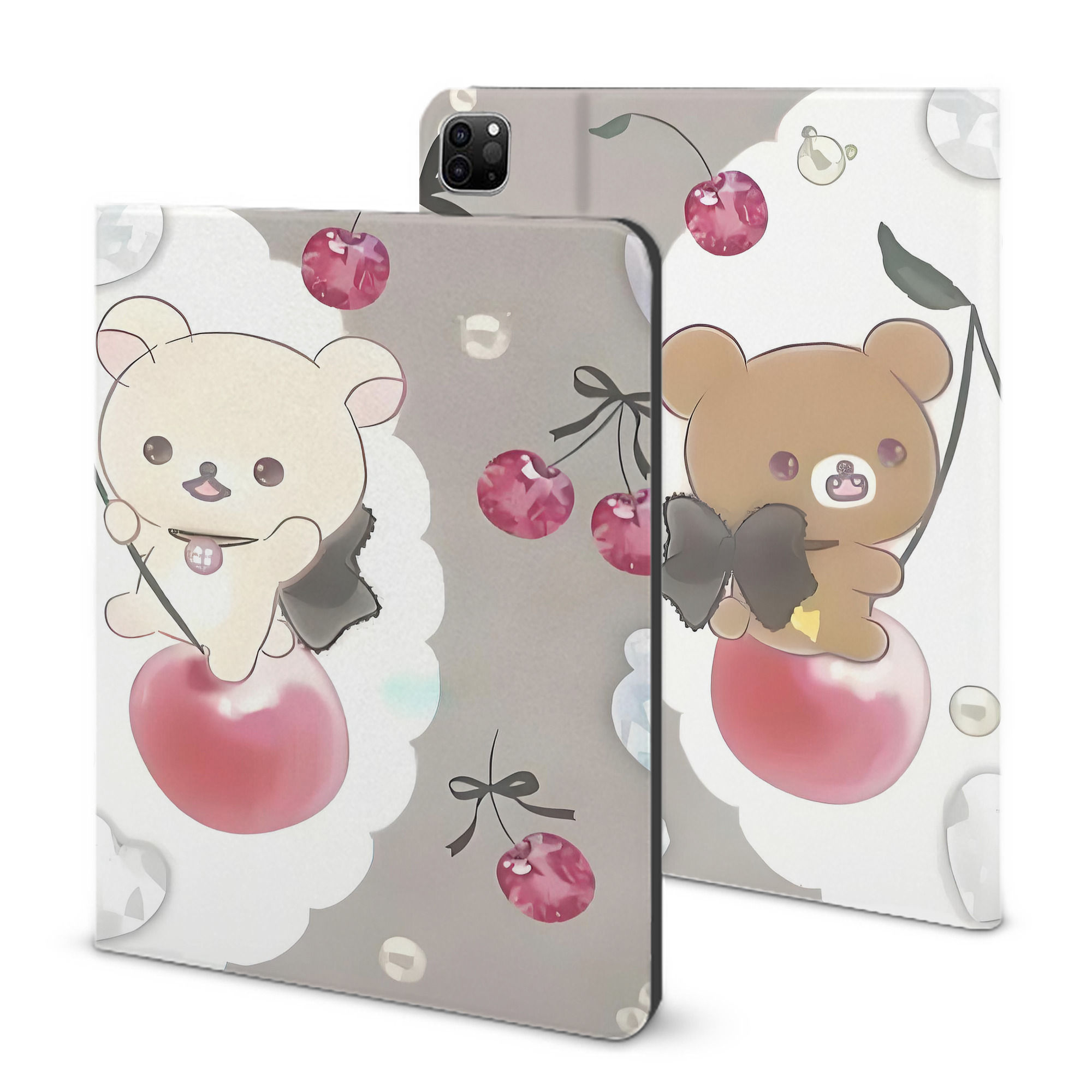 （画像用） リラックマ リラックマ キイロイトリ Rilakkuma Korilakkuma Kiiroitori IPad ケース ブック型 PUレザー TPU 耐衝撃 軽量 薄型 ペン収納なし 全面保護 IPad 各モデル対応